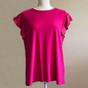 NWT DKNY Pink Short Sleeve T-Shirt Large
